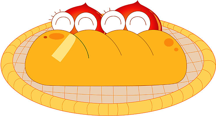 EPS 클립아트 식물 열매 음식 빵 과일 일러스트 상상 디저트 미소 웃음 사람없음 견과류 밤 제빵 견과류캐릭터 체반 일러캐릭터 캐릭터 표정 제과제빵 파일형식 벡터