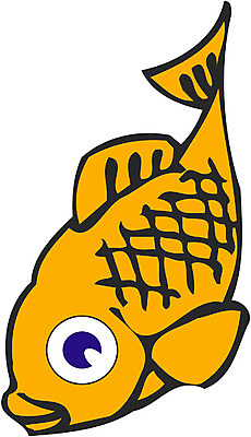 EPS 클립아트 동물 척추동물 캐릭터 한마리 일러스트 어류 사람없음 금붕어 붕어 일러캐릭터 1 수중동물 파일형식 벡터