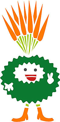 EPS 클립아트 식물 얼굴 채소 일러스트 식재료 상상 표정 의인화 형상 초록색 당근 표현 묘사 국내일러스트 컬러 뿌리채소 신체부위 파일형식 벡터