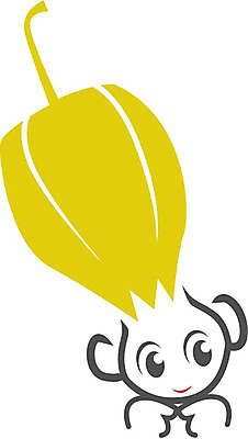 EPS 클립아트 식물 얼굴 채소 일러스트 식재료 상상 표정 의인화 형상 노란색 표현 묘사 국내일러스트 컬러 신체부위 파일형식 벡터