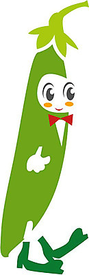 EPS 클립아트 식물 열매 얼굴 채소 일러스트 식재료 상상 콩 곡류 표정 의인화 형상 초록색 표현 묘사 완두콩 콩깍지 국내일러스트 컬러 신체부위 파일형식 벡터