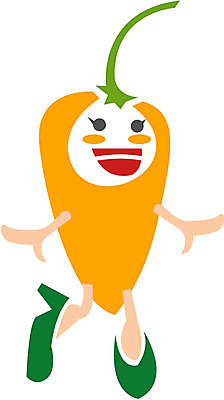 EPS 클립아트 식물 얼굴 채소 일러스트 식재료 상상 고추 표정 의인화 형상 표현 묘사 국내일러스트 신체부위 파일형식 벡터