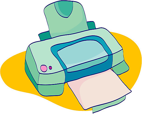 EPS 클립아트 일러스트 사람없음 컴퓨터용품 사무용품 인쇄 인쇄기 오브젝트 출력기 국내일러스트 문구용품 전자제품 장비 파일형식 벡터