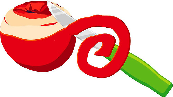 EPS 클립아트 식물 음식 과일 일러스트 주방용품 디저트 사람없음 농작물 칼 사과 오브젝트 과도 국내일러스트 생활용품 농업 파일형식 벡터