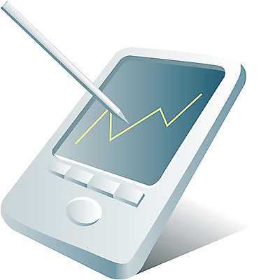 EPS 일러스트 정보기술 사람없음 통신기기 PDA 국내일러스트 통신 기술 전자제품 기계 파일형식 벡터