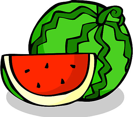 EPS 식물 계절 과일 일러스트 자연 여름음식 수박 사람없음 여름 농작물 제철음식 제철과일 국내일러스트 음식 농업 생태계 제철 파일형식 벡터 여름_계절
