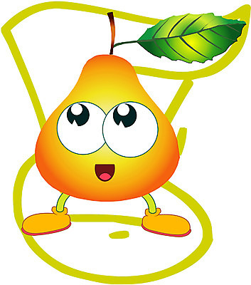 EPS 클립아트 식물 열매 음식 잎 과일 일러스트 상상 나뭇잎 사람없음 농작물 배 서양배 국내일러스트 농업 배_과일 파일형식 벡터