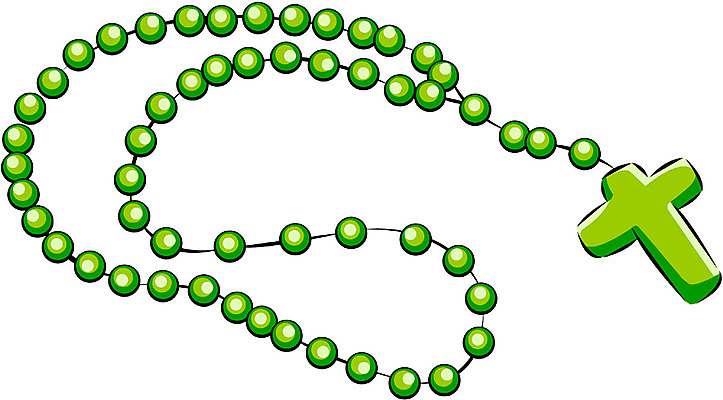 EPS 클립아트 종교 일러스트 종교용품 사람없음 천주교 천주교용품 묵주 로자리오 국내일러스트 파일형식 벡터