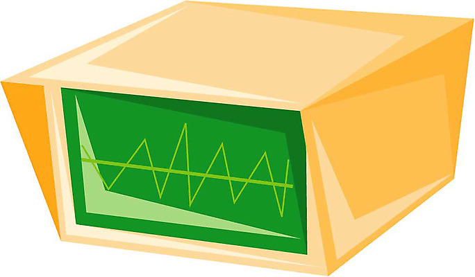 EPS 클립아트 일러스트 의학 의료기기 사람없음 치료 의료용품 오브젝트 심장박동기계 심전도모니터 국내일러스트 파일형식 벡터