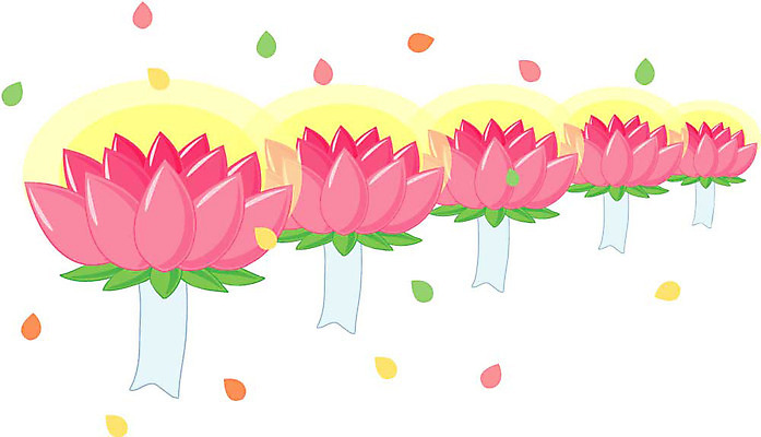 EPS 클립아트 식물 꽃 종교 불교 여름꽃 자연 연꽃 사람없음 연 연등 연화 놀이용품 등불 불교용품 생태계 파일형식 벡터 여름_계절