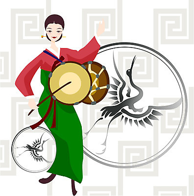 EPS 전통 문양 여자 명절 일러스트 타악기 국악기 한명 사람 20대 성인 추석 전통의상 한복 장구 풍악 여자만 여자한명만 성인여자만 청년만 청년여자만 성인한명만 청년여자한명만 성인여자한명만 성인만 국내일러스트 1 한국전통 기념일 악기 국악 청년 파일형식 벡터