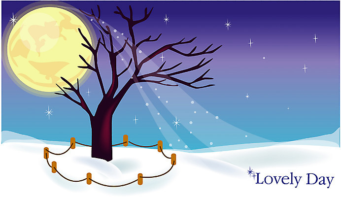 EPS 나무 사계절 계절 백그라운드 겨울 야경 일러스트 자연 초원 사람없음 야외 보름달 달 눈 국내일러스트 자연요소 식물 날씨 야간 생태계 파일형식 벡터 풍경_경치