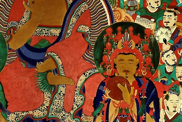 포토 JPG 한국전통 종교 불교 미술 사람없음 벽화 그림 작품 탱화 국내포토 전통 문화예술 한국 불교미술 파일형식