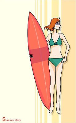 EPS 웰빙 사계절 계절 여자 수영복 일러스트 한명 사람 20대 성인 해변 여름 레포츠 여름휴가 바캉스 섹시 서핑보드 서핑 여름스포츠 하계레포츠 여자만 여자한명만 성인여자만 청년만 청년여자만 성인한명만 청년여자한명만 성인여자한명만 성인만 국내일러스트 1 옷 스포츠 바다 컨셉 레저 휴가 청년 수상스포츠 보드_스포츠 파일형식 벡터 여름_계절