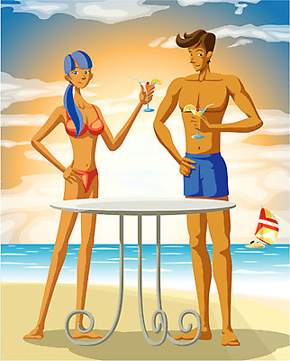 EPS 구름 웰빙 계절 여자 남자 수영복 바다 여행 요트 오렌지 일러스트 탁자 하늘 바람 휴가 항해 사람 성인 해변 야외 두명 여름 여름휴가 바캉스 주스 수상스포츠 보트 돛 돛대 선박 성인만 국내일러스트 자연요소 옷 음료 스포츠 가구 수상교통 배_교통 과일 날씨 파일형식 벡터 여름_계절