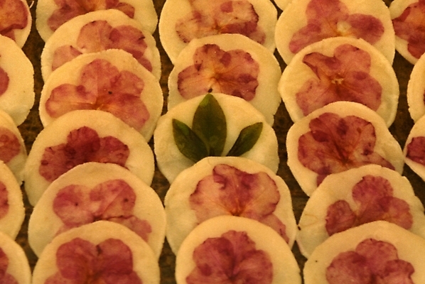 포토 JPG 한국문화 한국전통 꽃잎 한식 음식 한국 사람없음 전통음식 전 부침개 화전 화전병 제철음식 국내포토 동양문화 전통 꽃 아시아 제철 파일형식