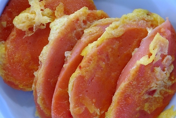 포토 JPG 한국문화 한국전통 한식 음식 반찬 한국 사람없음 소시지 햄 부침 소시지부침 국내포토 동양문화 전통 아시아 육류 가공식품 파일형식