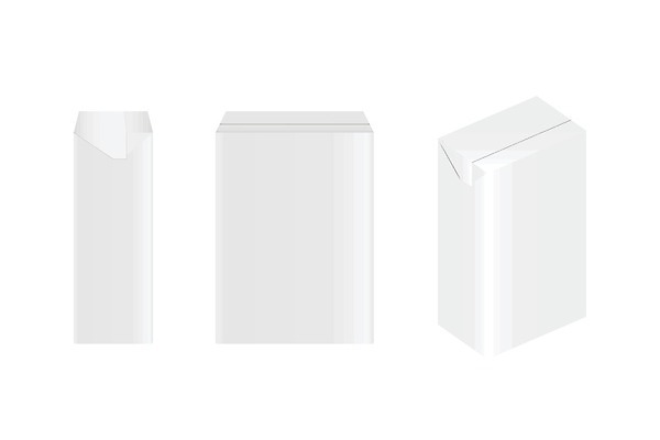 EPS 해외이미지 종이 일러스트 포장 상자 주스 우유 팩 패키지 판지 목업 해외일러스트 음료 유제품 화장품 파일형식 벡터 이미지허브