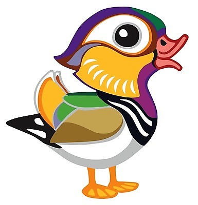 EPS 해외이미지 동물 남자 일러스트 조류 오리 만화 물새 고립 해외일러스트 사람 파일형식 벡터 이미지허브