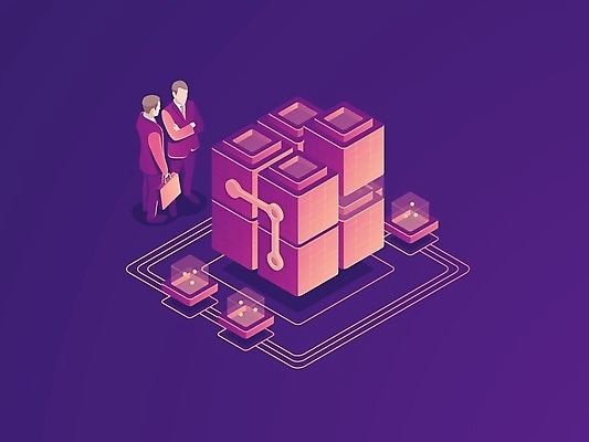 EPS 해외이미지 전신 남자 서류가방 일러스트 비즈니스 정보기술 서기 들기 정장 성인 두명 팔짱 디지털 보라색 비즈니스맨 네트워크 서버 성인남자만 해외일러스트 옷 컬러 가방 모션 기술 사람 직장인 남자만 성인만 파일형식 벡터 이미지허브