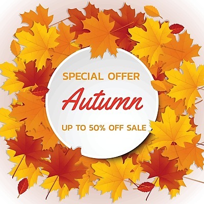 EPS 해외이미지 계절 잎 일러스트 쇼핑 세일 거래 가을 추수감사절 승진 제의 해외일러스트 식물 기독교 파일형식 벡터 이미지허브