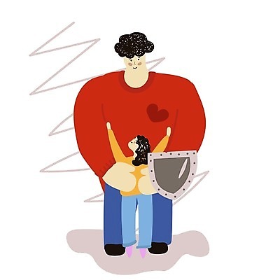 EPS 해외이미지 남자 딸 행복 어린이 일러스트 통신 가족 관계 포옹 놀이 휴가 친절 함께함 사랑 미소 웃음 사람 성인 친구 힘 아빠 보호 연결 긍정 주말 손그림 돌봄 의사소통 해외일러스트 감정 컨셉 안기 모션 표정 파일형식 벡터 이미지허브