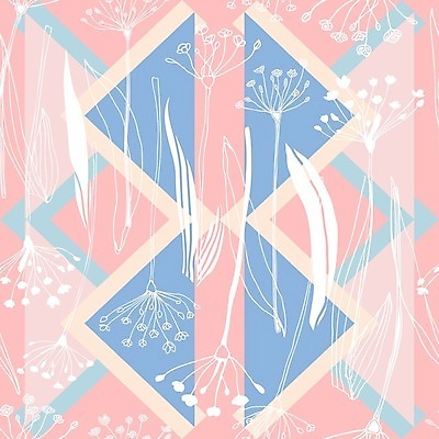 EPS 해외이미지 식물 꽃 백그라운드 잎 일러스트 자연 벽지 그래픽 봄 직물 플랫 낙서 만화 타일 포장지 그림 손그림 스칸디나비아 엘리먼트 해외일러스트 계절 포장 생태계 파일형식 벡터 이미지허브