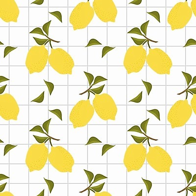 EPS 해외이미지 백그라운드 잎 패턴 일러스트 사람없음 노란색 레몬 해외일러스트 식물 컬러 무늬 과일 파일형식 벡터 이미지허브