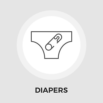 EPS 해외이미지 어린이 일러스트 새로움 미술 아기 신생아 플랫 보호 속옷 일회용 소중 오브젝트 싱글 그림 기저귀 고립 위생관리 해외일러스트 옷 컨셉 문화예술 관리 사람 아기용품 파일형식 벡터 이미지허브