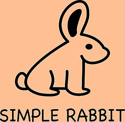 EPS 해외이미지 한마리 라인일러스트 일러스트 사람없음 토끼 심볼 라인아트 해외일러스트 1 선 포유류 반려동물 파일형식 벡터 이미지허브