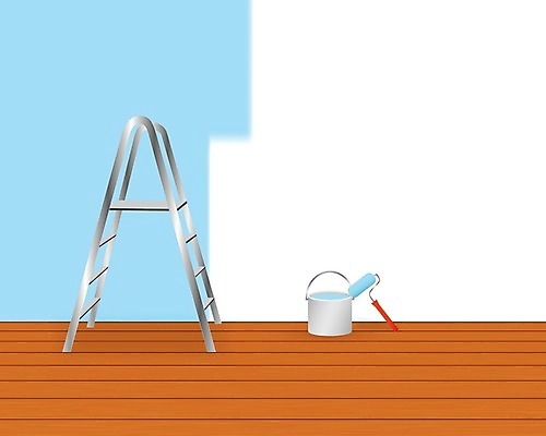 EPS 해외이미지 디자인 벽 백그라운드 컨셉 가사 일러스트 건축양식 사다리 바닥 주택 실내 미술 사람없음 내부 목재 장식 파란색 갈색 페인트 공백 방 장비 흰색 도구 공구 업무 수리 양동이 오브젝트 이젤 그림 롤러 화가 DIY 업그레이드 접기 카피스페이스 해외일러스트 나무 직업 건축 컬러 재료 모션 문화예술 취미 건물 미술도구 작업 파일형식 벡터 이미지허브