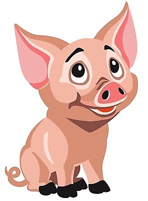 EPS 해외이미지 동물 행복 새끼 일러스트 돼지고기 앉기 농장 목장 아기 돼지 만화 베이컨 고립 해외일러스트 감정 농업 포유류 모션 육류 사람 파일형식 벡터 이미지허브
