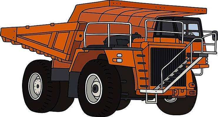 EPS 해외이미지 산업 오렌지 일러스트 교통시설 자동차 바위 큼 만화 버리기 발굴 짐차 무거움 모터 채석 해외일러스트 육상교통 교통 과일 모션 돌_바위 무게 크기 시설 파일형식 벡터 이미지허브