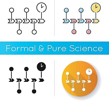 EPS 해외이미지 클립아트 디자인 교육 선 과학 컨셉 일러스트 그림자 미술 이벤트 스터디 세트 노란색 검은색 웹 흰색 시간 역사 플랫 강의 수집 심볼 사인 윤곽 팩 질서 온라인 고립 규율 상형문자 얇은 정중 타임라인 활자 해외일러스트 문자 컬러 인터넷 문화예술 학습 화장품 예절 활자판 파일형식 벡터 이미지허브