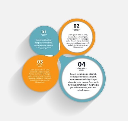 EPS 해외이미지 일러스트 비즈니스 사람없음 그래픽 인포그래픽 원형 연결 심플 교차 엘리먼트 해외일러스트 도형 파일형식 벡터 이미지허브