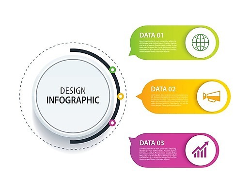 EPS 해외이미지 디자인 말풍선 일러스트 비즈니스 사람없음 세트 인포그래픽 정보 원형 심플 엘리먼트 타임라인 해외일러스트 도형 파일형식 벡터 이미지허브