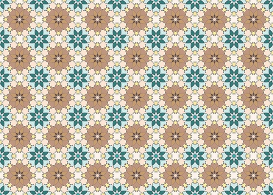 EPS 해외이미지 모양 전통 디자인 꽃 별 백그라운드 꽃무늬 패턴 일러스트 벽지 추상 미술 그래픽 장식 파란색 컬러풀 갈색 유행 수확 골동품 직물 화려 클래식 인쇄 이슬람교 타일 질감 복고 모자이크 아라베스크 아랍어 엘리먼트 스타일 해외일러스트 자연요소 식물 종교 컬러 컨셉 무늬 농업 문화예술 파일형식 벡터 이미지허브