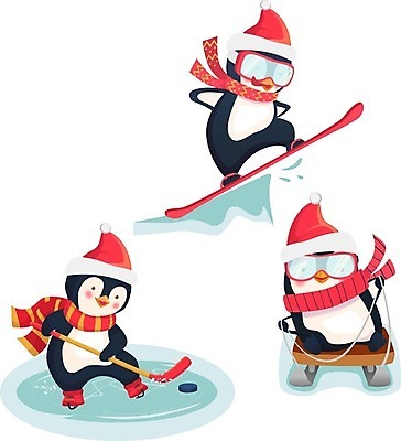 EPS 해외이미지 캐릭터 어린이 스포츠 크리스마스 겨울 일러스트 놀이 점프 얼음 목도리 경쟁 게임 아기 막대기 미끄럼틀 승차 펭귄 썰매 스키선수 하키 썰매타기 스노우보더 무임승차 운동가 제설기 퍽 프리스타일 플레이어 해외일러스트 일러캐릭터 자연요소 잡화 계절 기념일 컨셉 모션 조류 운동선수 사람 구기 전통놀이 놀이기구 제설 하키용품 파일형식 벡터 이미지허브