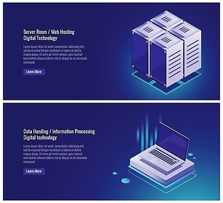 EPS 해외이미지 일러스트 비즈니스 정보기술 사람없음 파란색 노트북 디지털 네트워크 서버 해외일러스트 컬러 기술 전자제품 파일형식 벡터 이미지허브