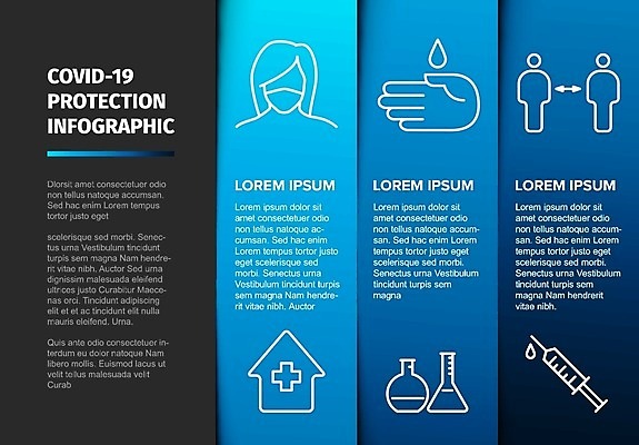 EPS 해외이미지 배너 컨셉 일러스트 거리 주택 건강 관리 가면 사람 파란색 약 어둠 블록 펼침 인포그래픽 정보 덮개 열 바이러스 씻기 질병 위험 심볼 예방 뉴스레터 면역력 해외일러스트 템플릿 컬러 의학 모션 건물 청결 뚜껑 파일형식 벡터 이미지허브