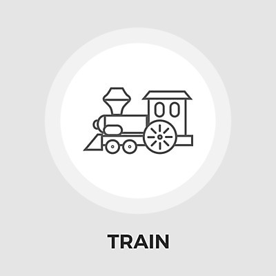 EPS 해외이미지 일러스트 사람없음 기차 해외일러스트 육상교통 대중교통 파일형식 벡터 이미지허브