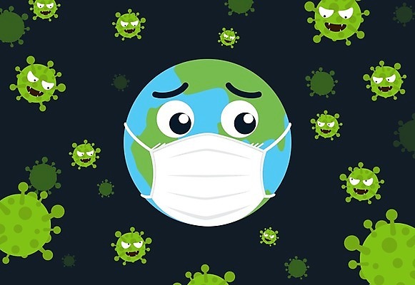 EPS 해외이미지 캐릭터 디자인 지구 얼굴 백그라운드 컨셉 일러스트 건강 병원 가면 그래픽 초록색 파란색 세계 우주 검은색 중국 고통 회색 죽음 잡기 열 원형 바이러스 보호 질병 위험 만화 심볼 오브젝트 감염 종료 단절 여의주 인플루엔자 전염병 해외일러스트 일러캐릭터 도형 감정 아시아 컬러 의학 모션 신체부위 파일형식 벡터 이미지허브