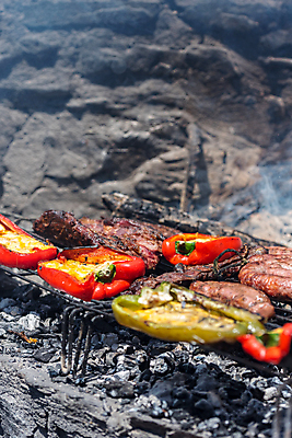 포토 JPG 해외이미지 스테이크 사람없음 소고기 소시지 바비큐립 해외포토 서양음식 육류 가공식품 바비큐 파일형식 이미지허브