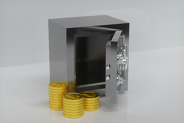 포토 JPG 해외이미지 안전 사람없음 3D 회색 저축 오픈 보호 디지털합성 보안 금고 동전탑 해외포토 컬러 컨셉 금융 쌓기 동전 파일형식 이미지허브