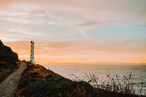 포토 JPG 해외이미지 주간 유럽 바다 하늘 등대 풍경 사람없음 야외 일몰 스페인 해외포토 자연요소 나라 노을 파일형식 이미지허브