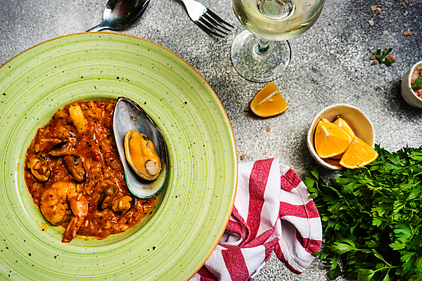 포토 JPG 해외이미지 회색배경 서양음식 실내 사람없음 홍합 리조또 해외포토 음식 백그라운드 어패류 내부 회색 파일형식 이미지허브