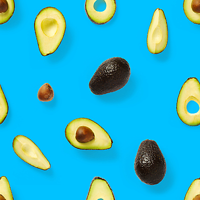 포토 JPG 해외이미지 패턴 씨앗 사람없음 파란배경 아보카도 해외포토 식물 백그라운드 무늬 과일 파란색 파일형식 이미지허브