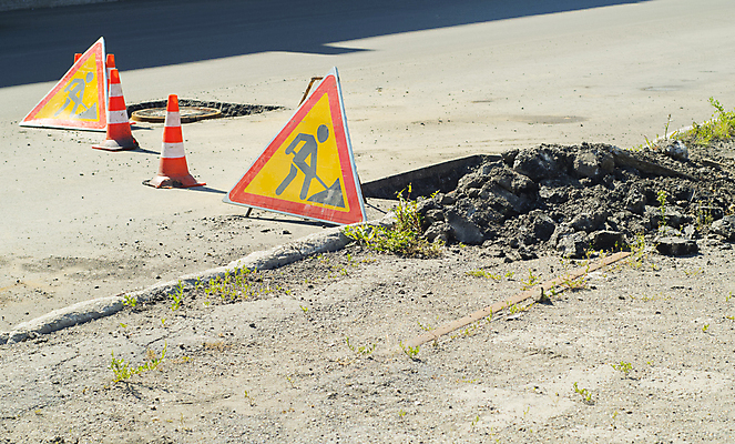 포토 JPG 해외이미지 도로 경고 사람없음 심볼 도로표지판 공사중 길가 해외포토 길 교통시설 공사 표지판 파일형식 이미지허브