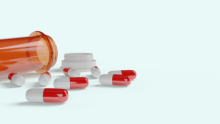 포토 JPG 해외이미지 백그라운드 건강 병원 사람없음 빨간색 알약 약 3D 라벨 공백 흰색 질병 컨테이너 약국 처방 조제 돌봄 복용 진통제 해외포토 산업 컬러 의학 모션 프레임 디지털합성 만들기 파일형식 이미지허브