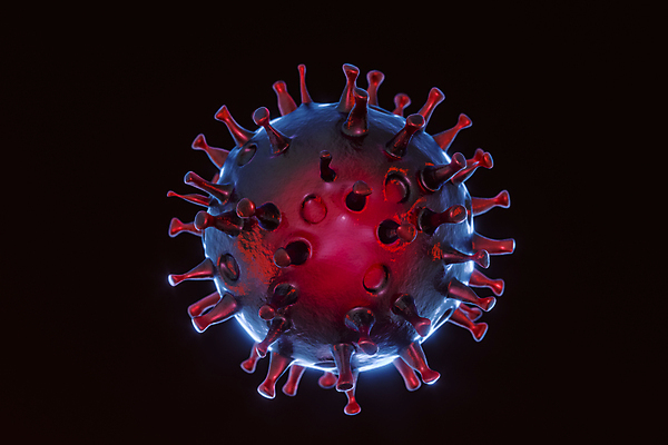 JPG 해외이미지 의학 세포 사람없음 빨간색 3D 검은색 바이러스 전염병 코로나바이러스 델타변이바이러스 오미크론 해외포토 포토 컬러 질병 디지털합성 파일형식 이미지허브